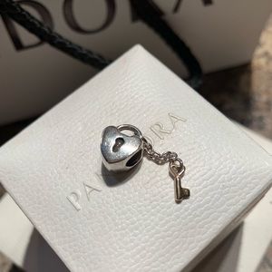 SOLD Pandora Key To My Heart charm